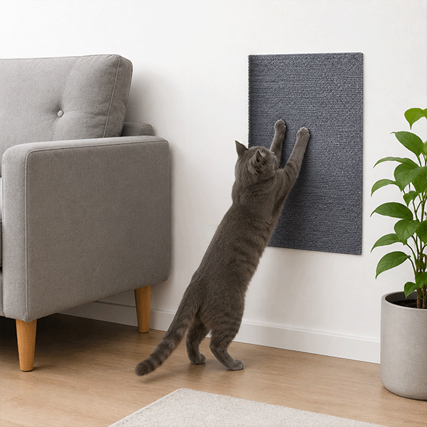 Yapıştırılabilir Kedi Tırmalama Matı