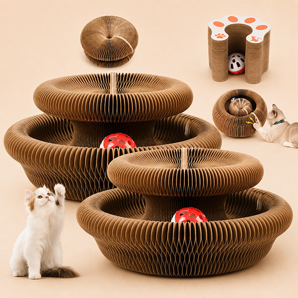 İnteraktif Karton Kedi Oyuncağı