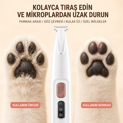 Kedi ve Köpekler İçin Profesyonel Tıraş Makinesi