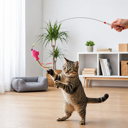 Balıklı Kedi Oyun Oltası 90 Cm