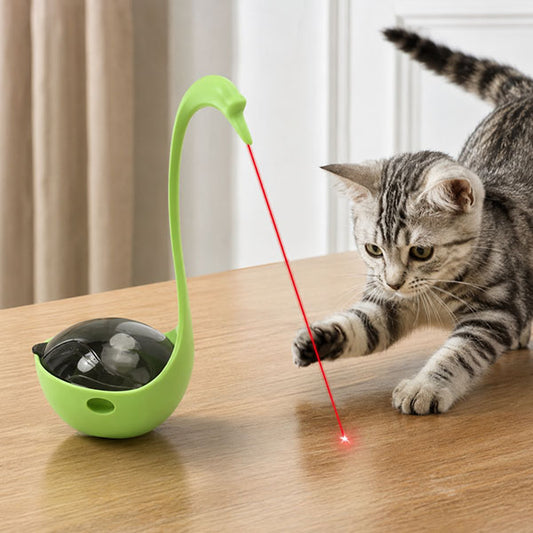 Kuğu Şeklinde Lazerli Kedi Oyuncağı