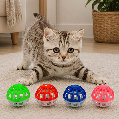 4'lü Çıngıraklı Top Kedi Oyuncağı