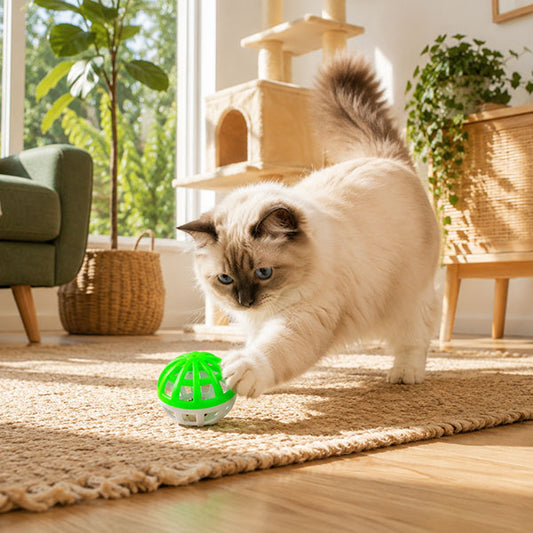 4'lü Çıngıraklı Top Kedi Oyuncağı