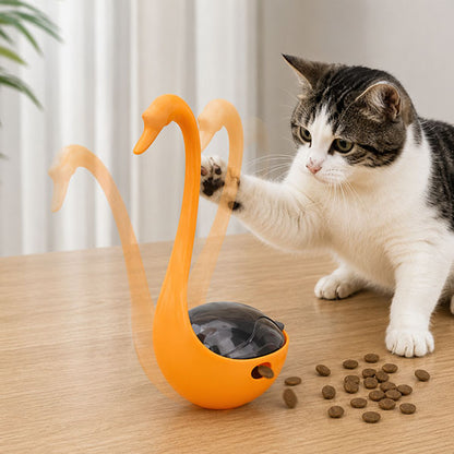 Kuğu Şeklinde Lazerli Kedi Oyuncağı