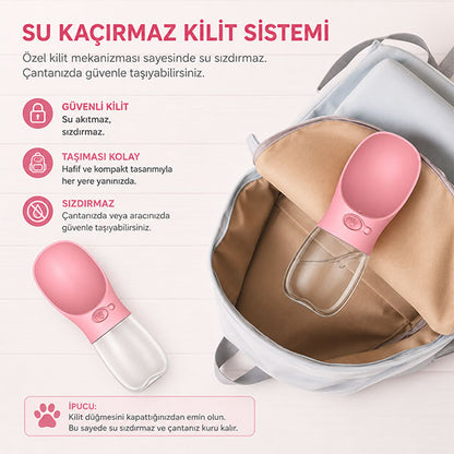 Taşınabilir Köpek Su Matarası