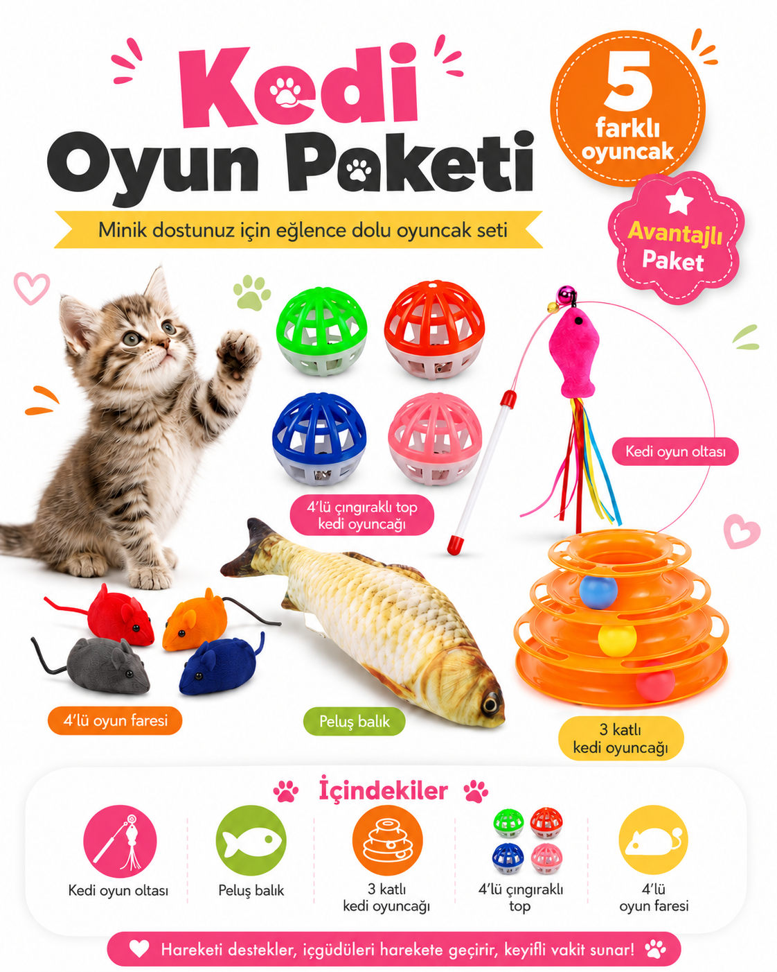 Kedi Oyun Paketi
