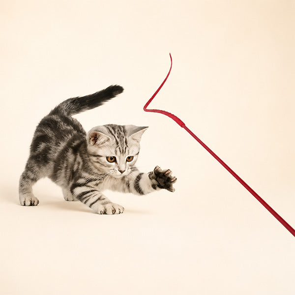 Silikon Başlıklı Kedi Oyuncağı