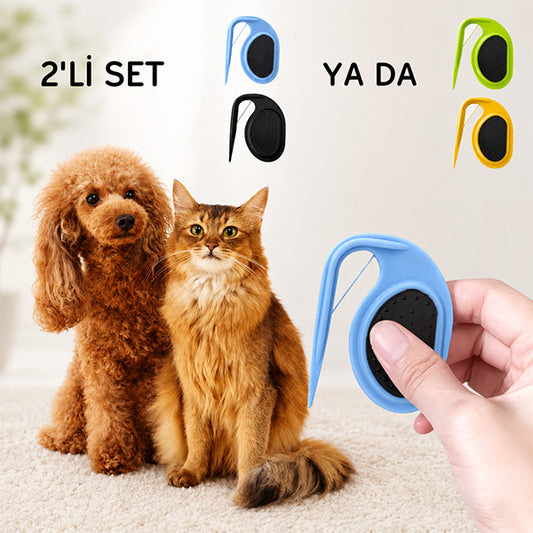 Kedi/Köpek Kıtık Açıcı-Kesici Jiletli Tarak - İKİLİ SET