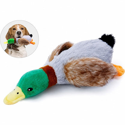Sesli Ördek Şekilli Peluş Köpek Oyuncağı